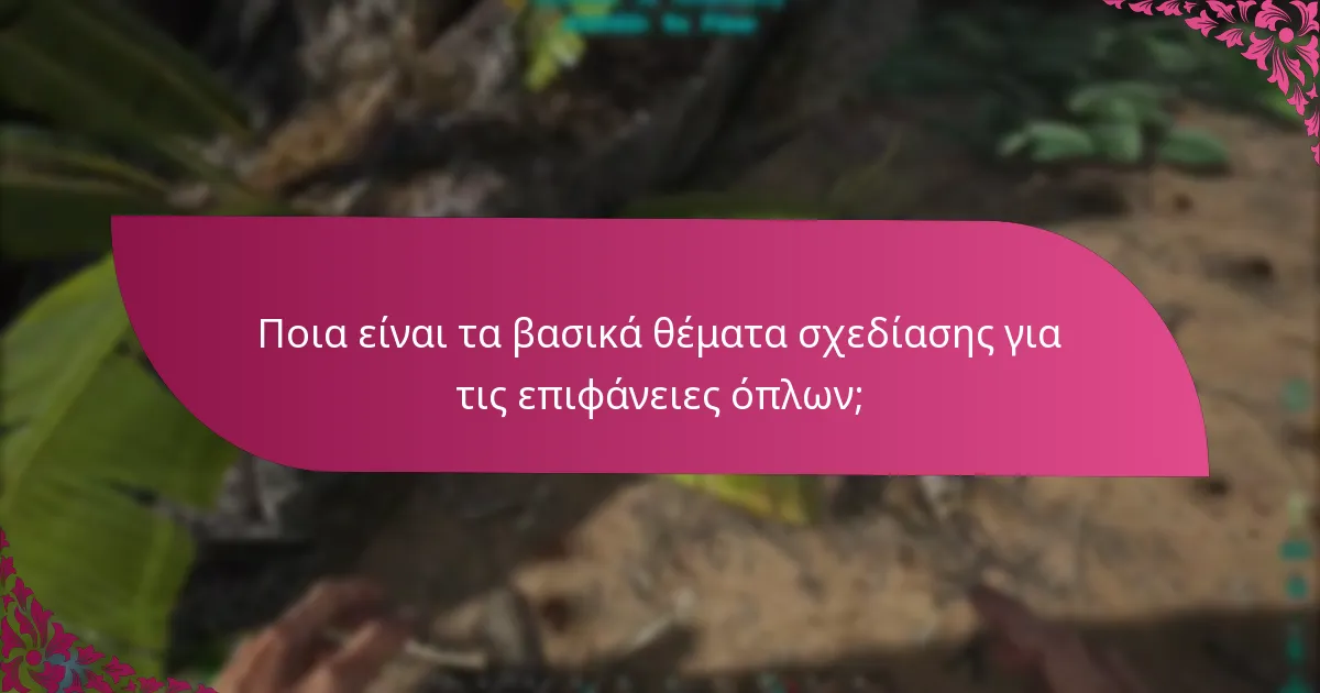 Πώς μπορούν οι παίκτες να δημιουργήσουν επιφάνειες όπλων;
