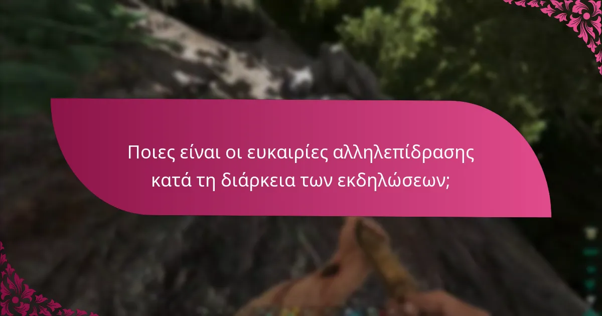 Ποιο είναι το πρόγραμμα εκδηλώσεων για τη συνεργασία;
