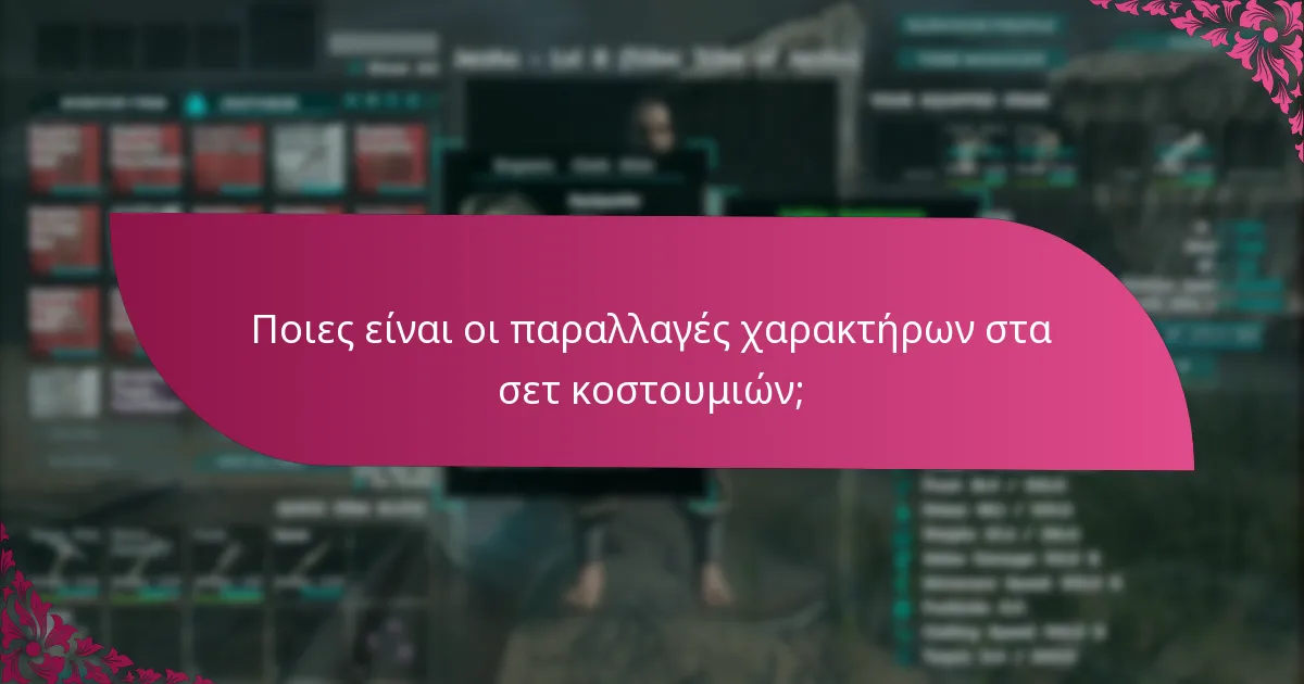 Πώς μπορώ να αξιώσω σετ κοστουμιών;