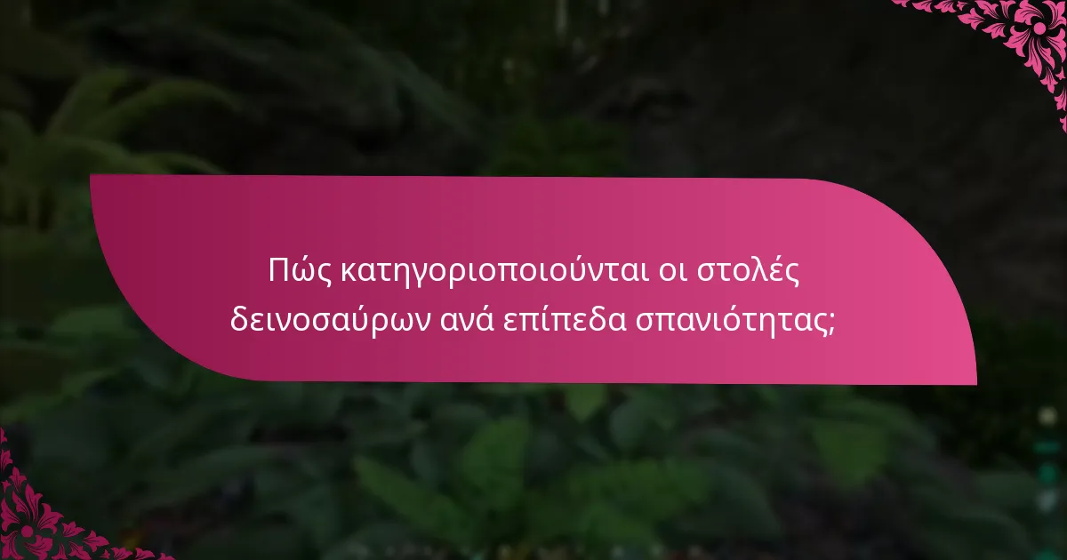 Ποιοι έμποροι προσφέρουν στολές δεινοσαύρων με συγκεκριμένες επιλογές χρώματος και σπανιότητας;